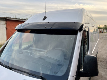 Windshield Visor (black gloss, 5mm) for Mercedes Sprinter W907/W910 2018- - image 1