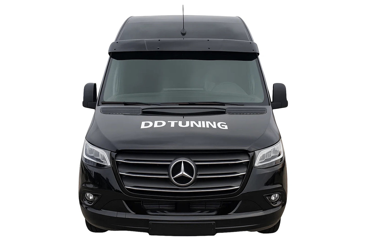 Windshield Visor (black gloss, 5mm) for Mercedes Sprinter W907/W910 2018- - image 2