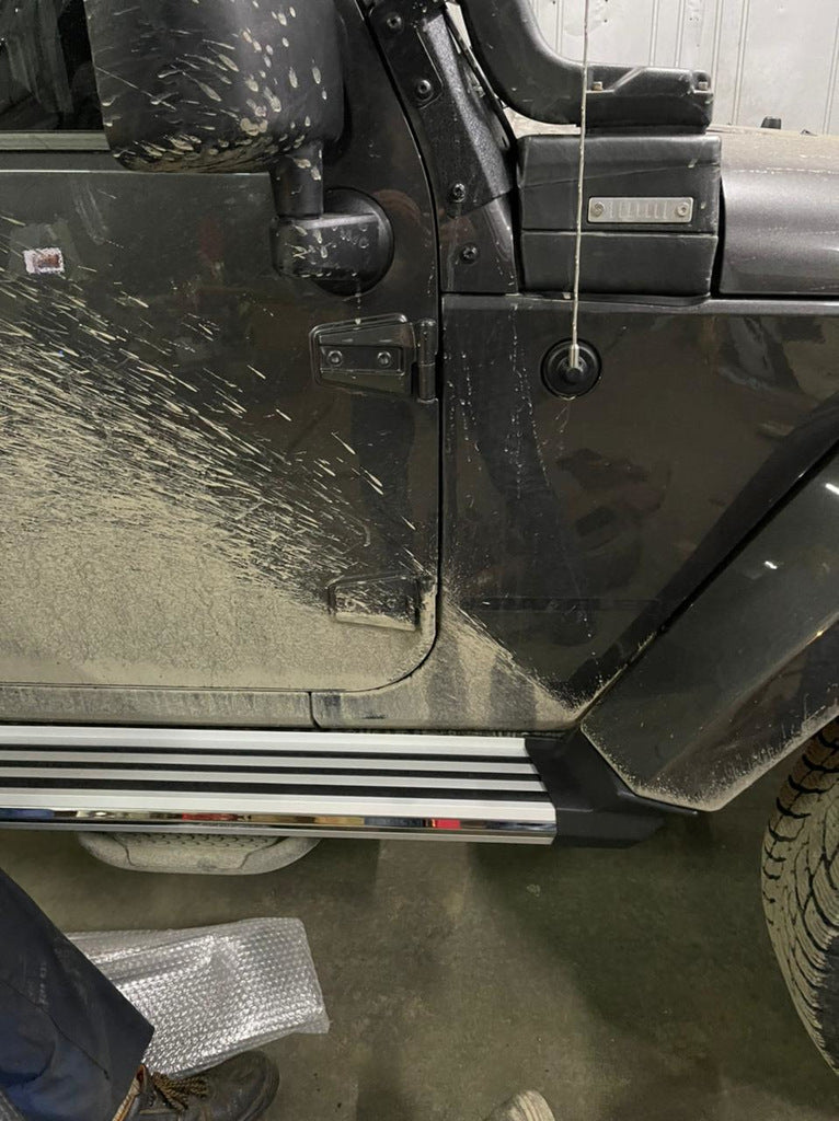 Side Steps Silver (2 pcs) for Jeep Wrangler 2007-2017 - image 6