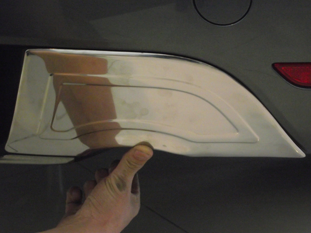 Rear Bumper Protector Stainless Steel for Peugeot 508 2010-2018 - image 4