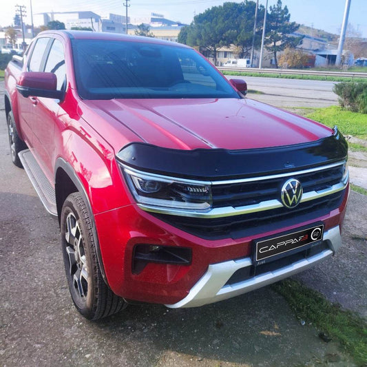 Hood deflector (EuroCap) for Volkswagen Amarok 2022- year - Reelken Auto