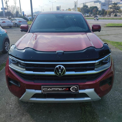Hood deflector (EuroCap Dragon) for Volkswagen Amarok 2022- year - Reelken Auto