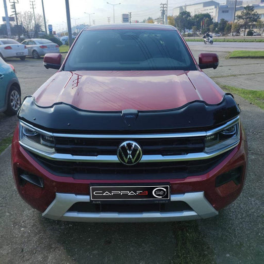 Hood deflector (EuroCap Dragon) for Volkswagen Amarok 2022- year - Reelken Auto