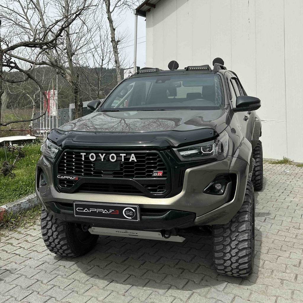 Hood deflector 2020↗ EuroCap for Toyota Hilux 2015↗ - Reelken Auto