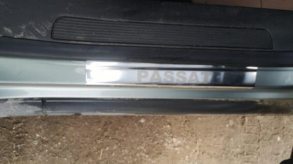Carmos V2 Stainless Steel Door Sill Protectors (4 pcs) for Volkswagen Passat B8 2015-2023 - image 2