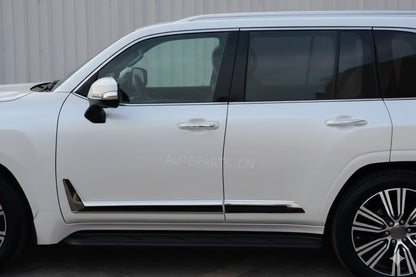 Black Door Moldings F-Sport white+black (4 pcs, ABS) for Lexus LX 500d/600 2022- - image 1