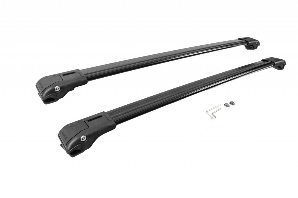 Lockable roof rack cross bars (2 pcs) for Renault Trafic 2015- - image 17