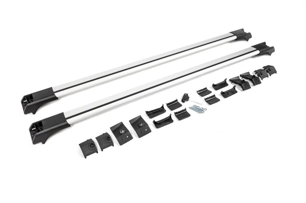 Roof bars for railings without lock (2 pcs) for Renault Master 1998-2010 - image 16