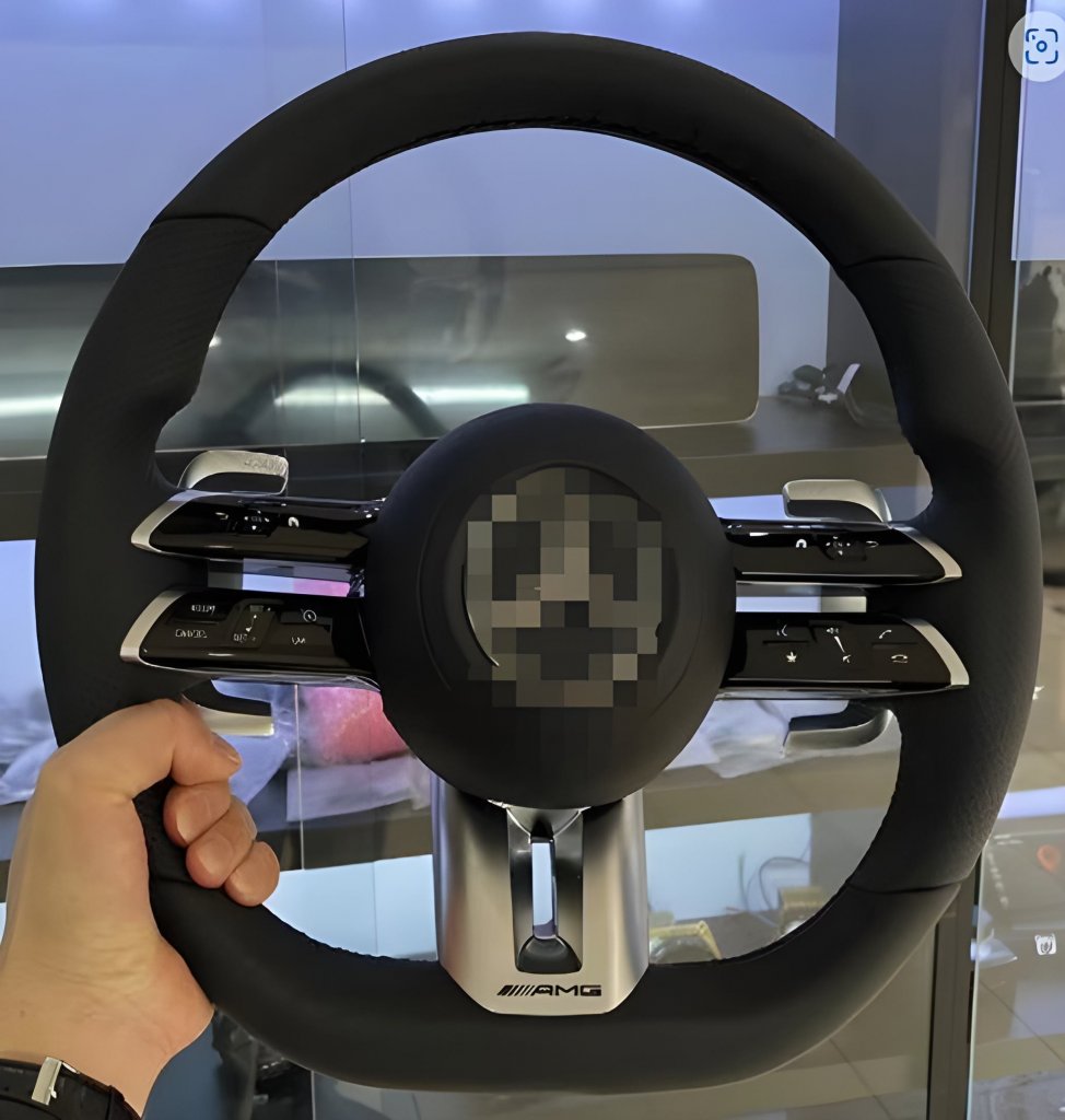 Steering Wheel AMG 2021-Style (4pin) for Mercedes EQA 2021- - image 1