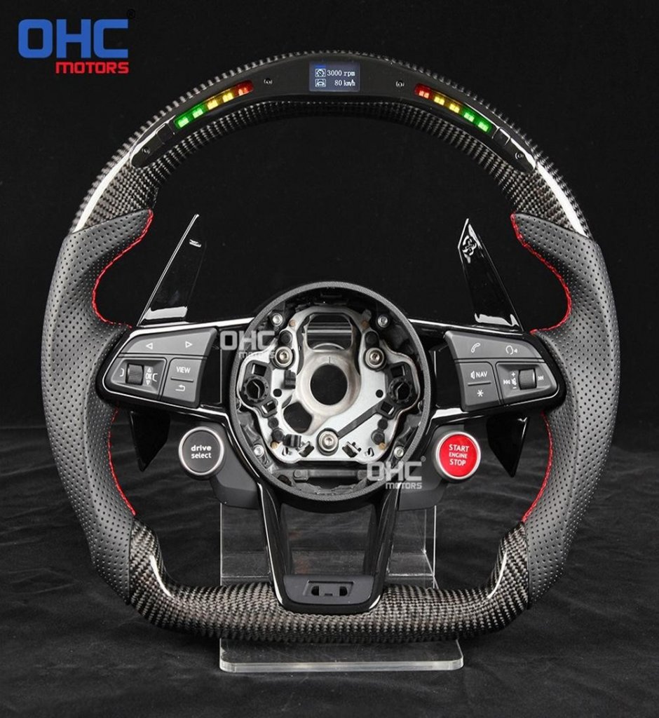 Steering Wheel R8-Style V4 for Audi Q7 2005-2015 - image 1