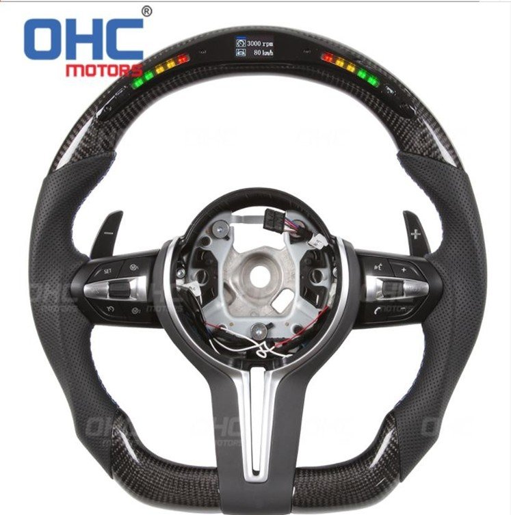 Steering Wheel (Carbon, LED) for BMW X6 E71 2008-2014 - image 1