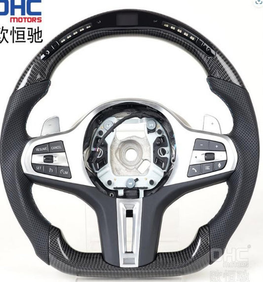 Steering Wheel (Carbon, LED) for BMW 7 Series F01/F02 2008-2015 - image 1