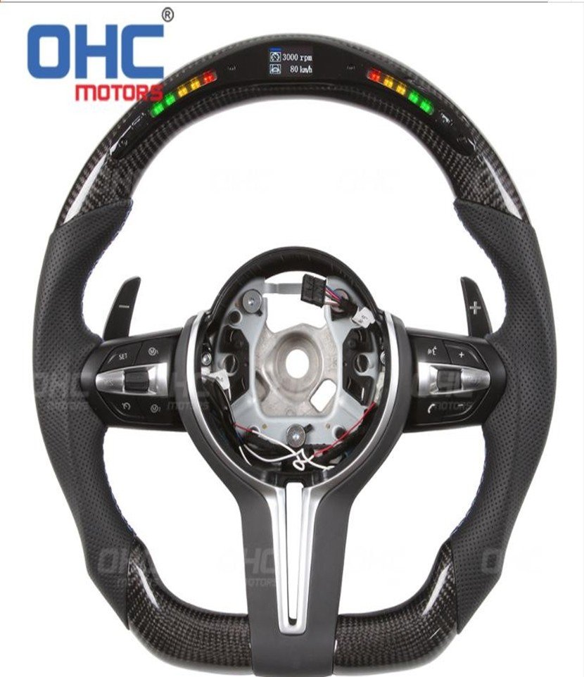 Steering Wheel M-Style (Carbon, LED) for BMW 2 Series F22/F23 2014-2021 - image 1