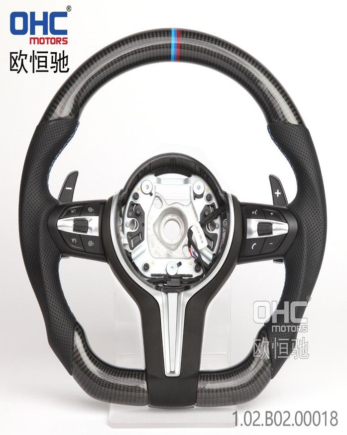 M-Style Steering Wheel (Carbon) for BMW 2 Series F22/F23 2014-2021 - image 1
