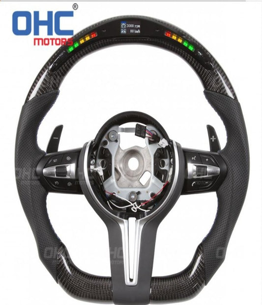 Steering Wheel M-Style (Carbon, LED) for BMW 6 Series F12/F13/F06 2011-2018 - image 1