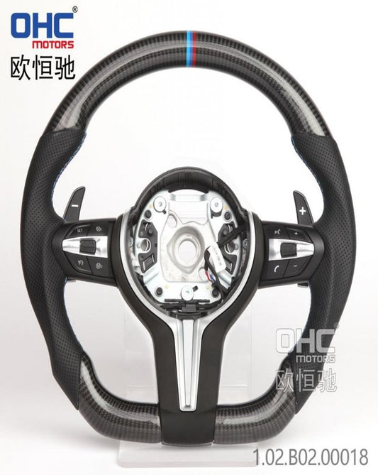 M-Style Steering Wheel (Carbon) for BMW 6 Series F12/F13/F06 2011-2018 - image 1