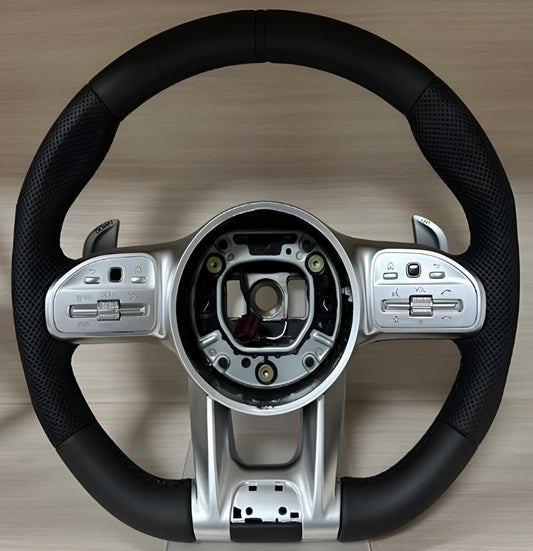 AMG-Style Steering Wheel (for AMG, black) for Mercedes S-сlass W221 2005-2013 - image 1