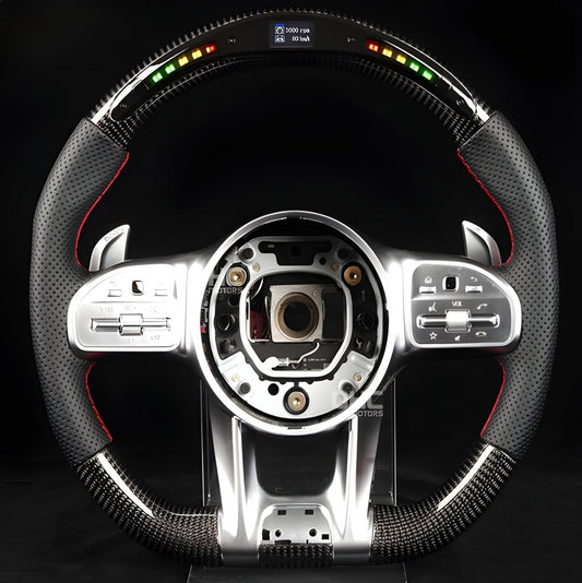 AMG-Style Steering Wheel (for AMG, Carbon, LED) for Mercedes S-сlass W221 2005-2013 - image 1