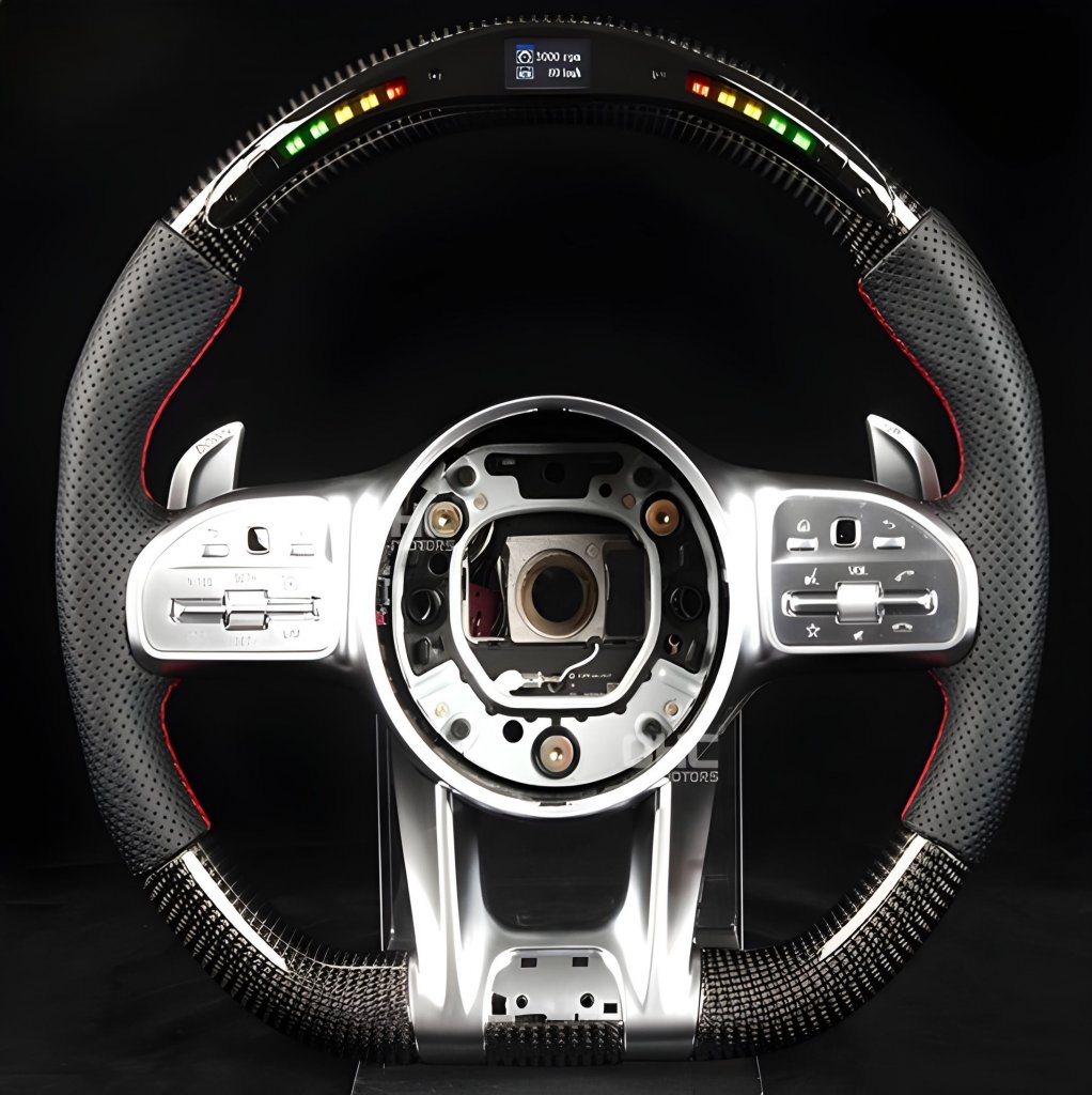 AMG-Style Steering Wheel (for AMG, Carbon, LED) for Mercedes R-class W251 2005-2017 - image 1