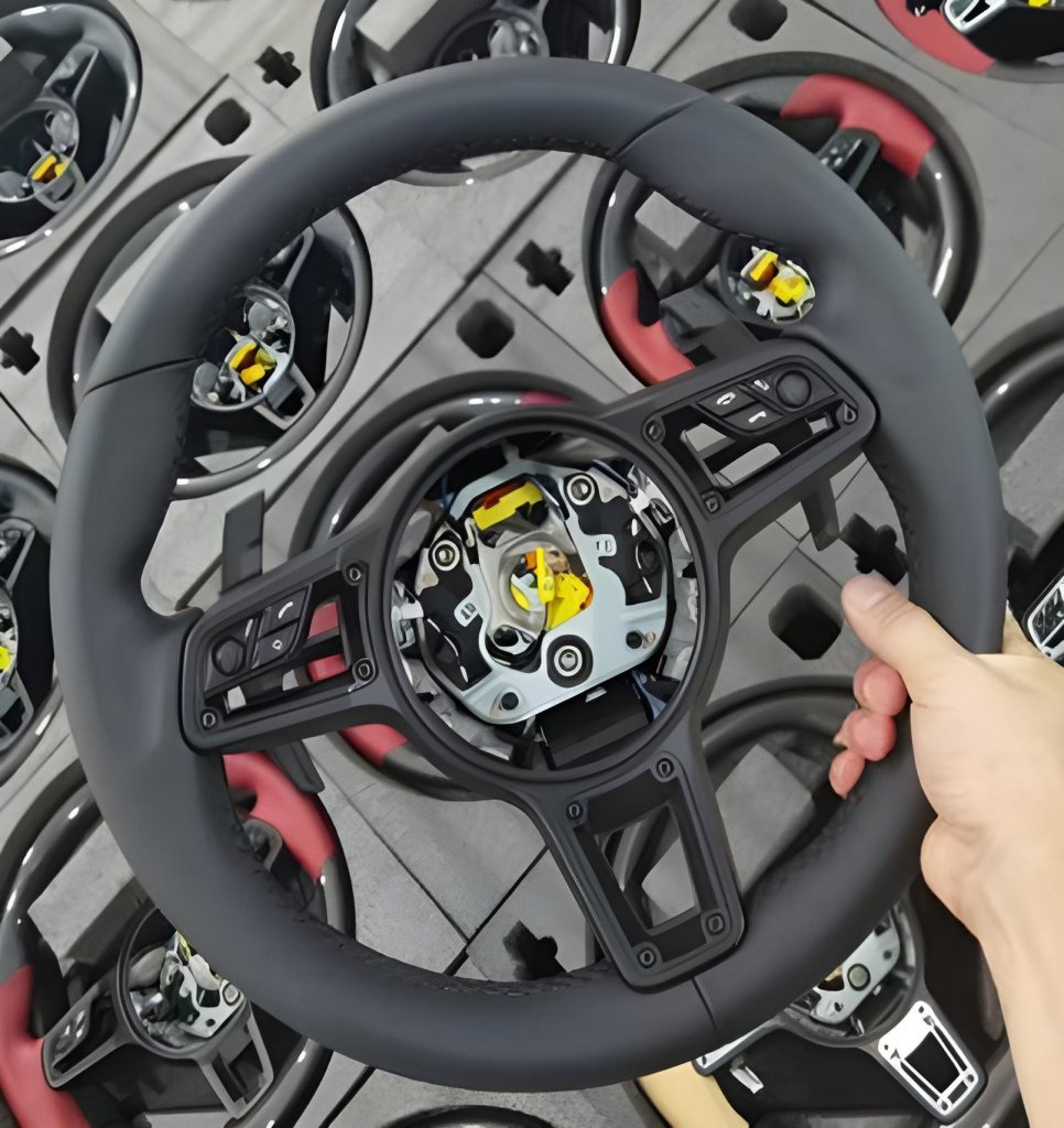 Steering Wheel (Black) for Porsche Boxster/Cayman 981 2013-2016 - image 1