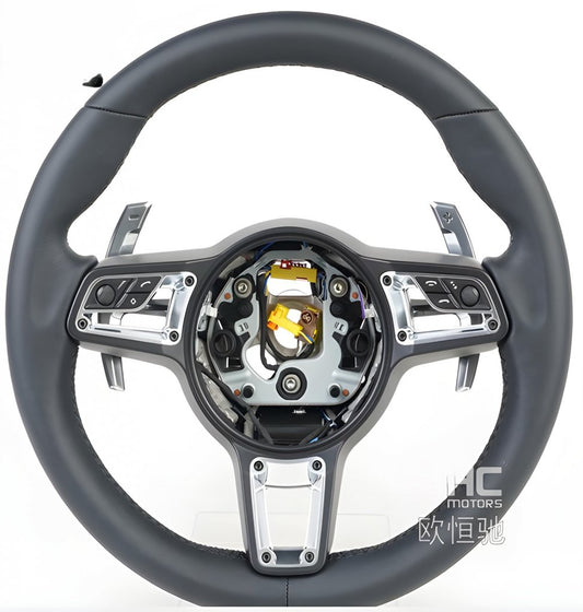Steering Wheel (2004-2007, Black+Gray) for Porsche 911 (997) 2004–2012 - image 1