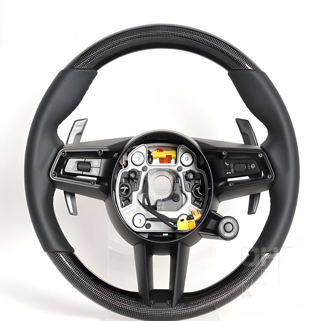 Steering Wheel (2016-2020, Carbon) for Porsche Panamera 2016-2023 - image 1