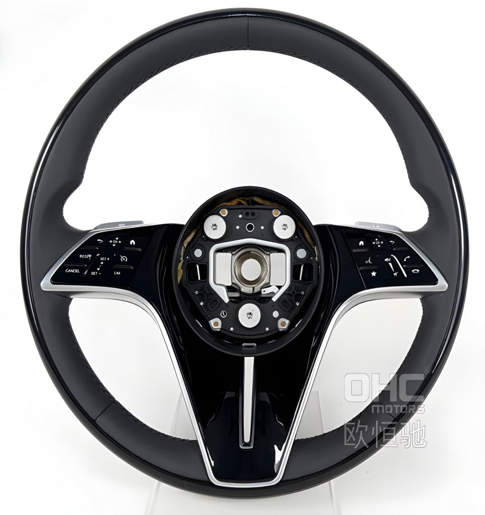 Steering Wheel S-Style (for AMG, black + black buttons) for Mercedes CL-class C216 2006-2014 - image 1