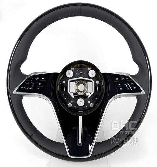 Steering Wheel S-Style (for AMG, black + black buttons) for Mercedes CL-class C216 2006-2014 - image 1