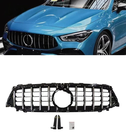 Front Grille Panamericana GT (for 2023-2025) for Mercedes CLA C118 2019- - image 2