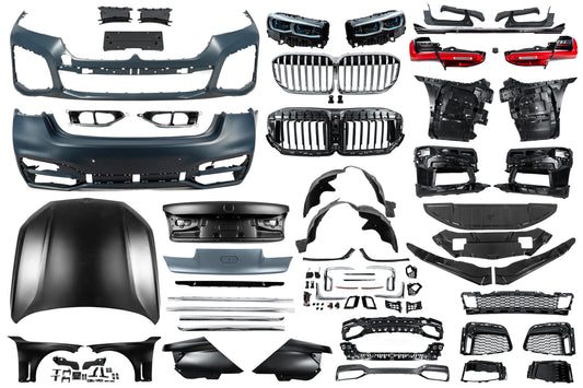 Facelift Kit to G12 M760 (with trunk lid and rear fender replacement) for BMW 7 Series F01/F02 2008-2015 - image 2