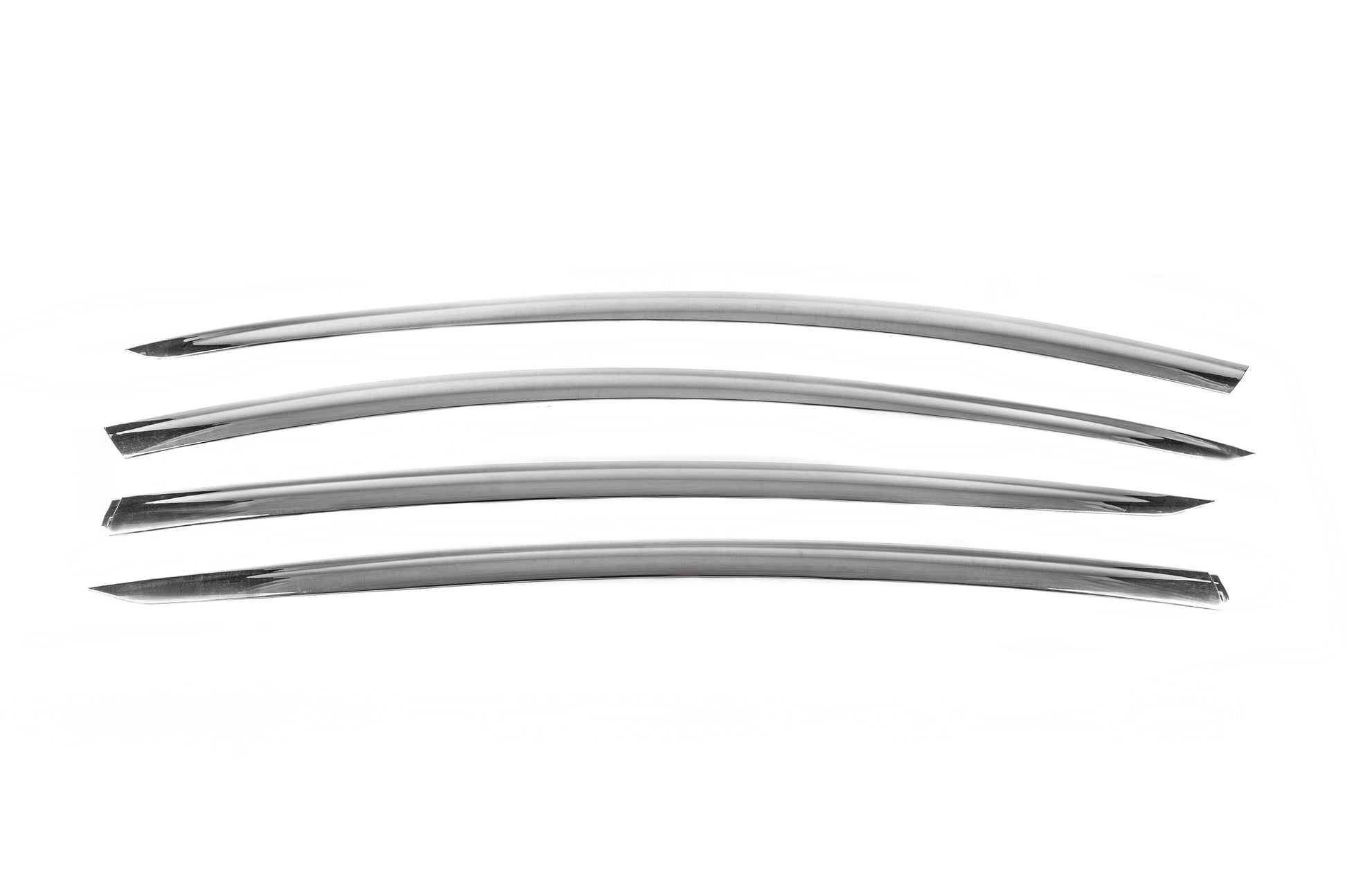 Chrome Window Deflectors Niken Luxury (4 pcs) for Tesla Model 3 2017- - image 1