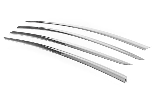 Chrome Window Deflectors Niken Luxury (4 pcs) for Tesla Model 3 2017- - image 2