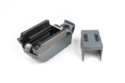 Universal armrest with USB (grey) - Reelken Auto