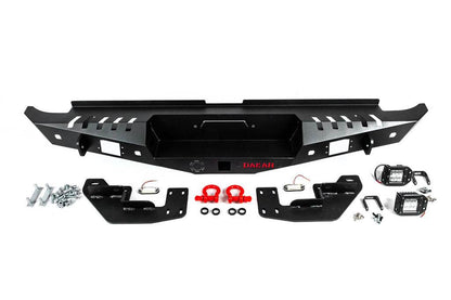 Reinforced rear bumper Dakar V2 for Ford Ranger 2011-2022 - Reelken Auto