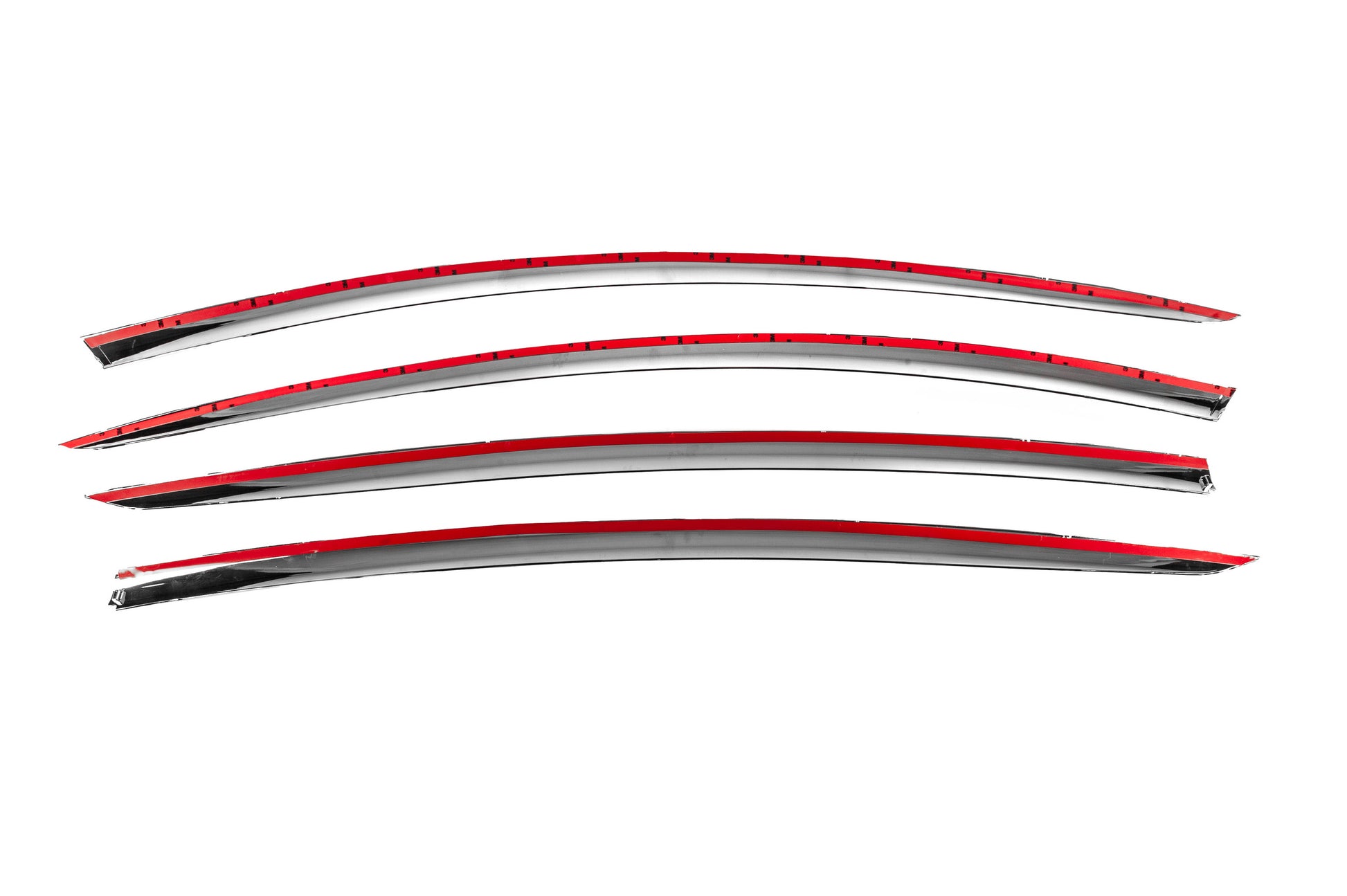 Chrome Window Deflectors Niken Luxury (4 pcs) for Tesla Model 3 2017- - image 4