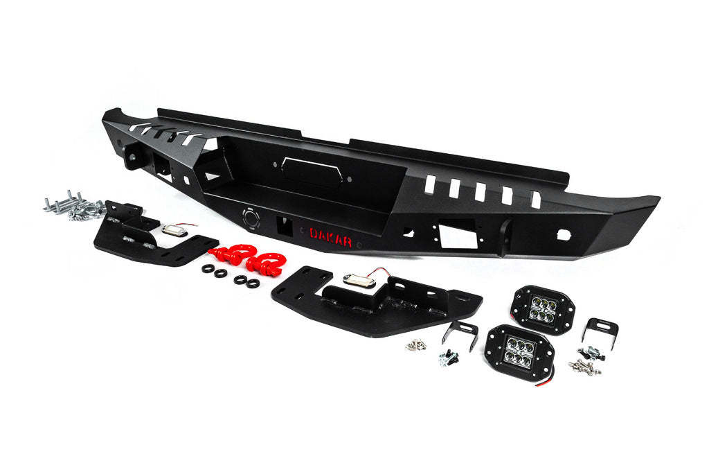 Reinforced Rear Bumper Dakar V2 for Ford Ranger 2011-2022 - image 2