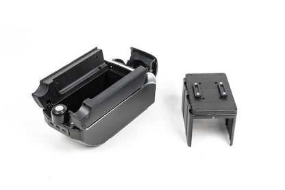 Universal armrest with USB (black) - Reelken Auto