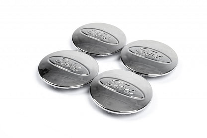 Wheel Center Caps 68.5/50mm Chrome (Set of 4) for Ford - image 2