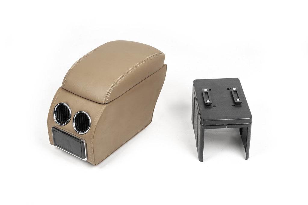Universal armrest with blower (beige) - Reelken Auto