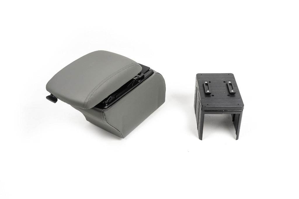 Universal armrest with blower (grey) - Reelken Auto