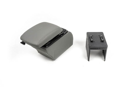 Universal armrest with blower (grey) - Reelken Auto