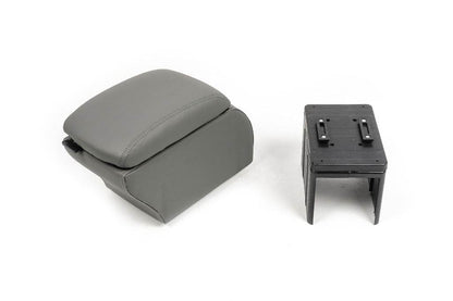 Universal armrest with blower (grey) - Reelken Auto