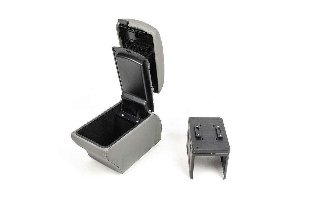 Universal armrest with blower (grey) - Reelken Auto