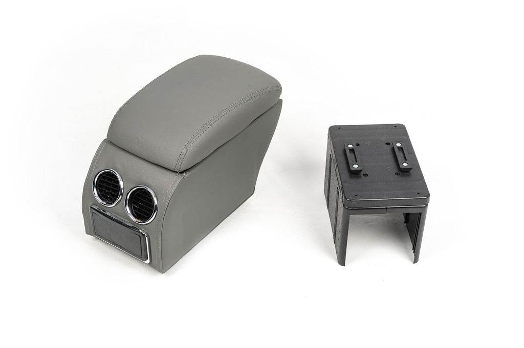 Universal armrest with blower (grey) - Reelken Auto