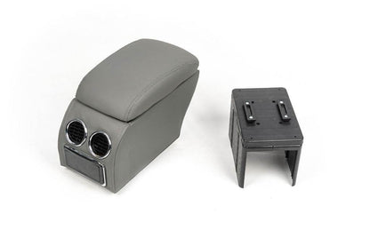 Universal armrest with blower (grey) - Reelken Auto