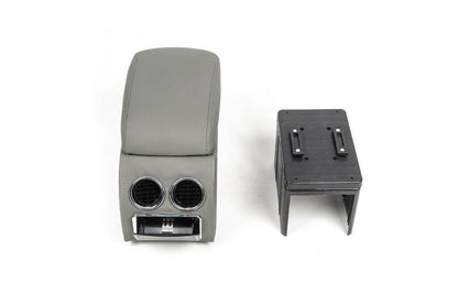 Universal armrest with blower (grey) - Reelken Auto