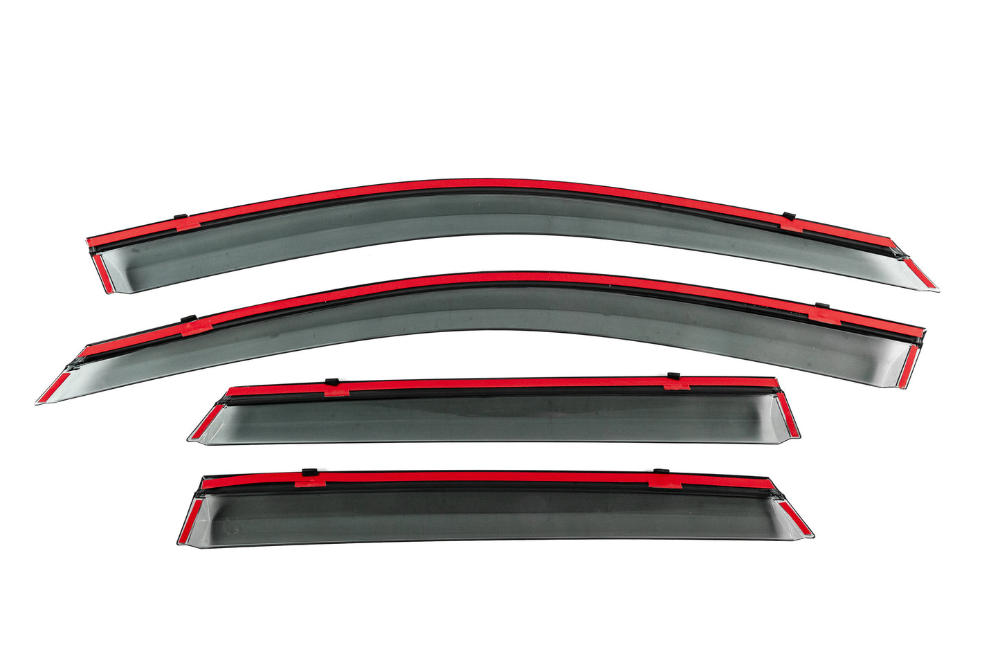 Window Deflectors with Chrome Trim Niken Luxury (HB, 4 pcs) for Audi A3 2020- - image 4