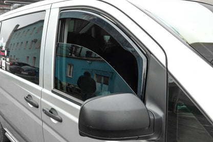 In-Channel Wind Deflectors Niken Luxury (2 pcs) for Mercedes Vito W639 2004-2014 - image 9