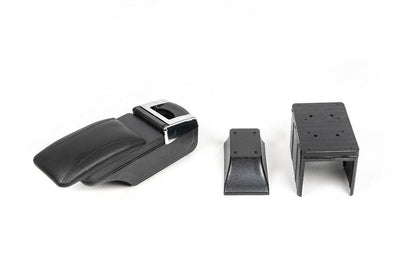 Universal armrest with cup holder (black) - Reelken Auto
