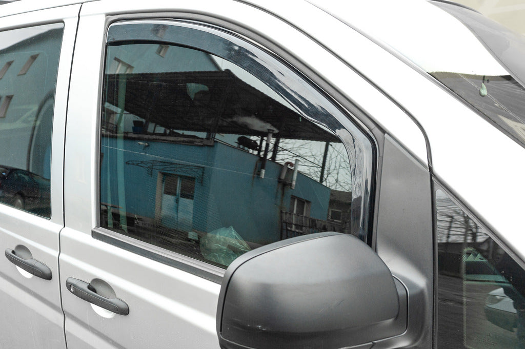 In-Channel Wind Deflectors Niken Luxury (2 pcs) for Mercedes Vito W639 2004-2014 - image 1